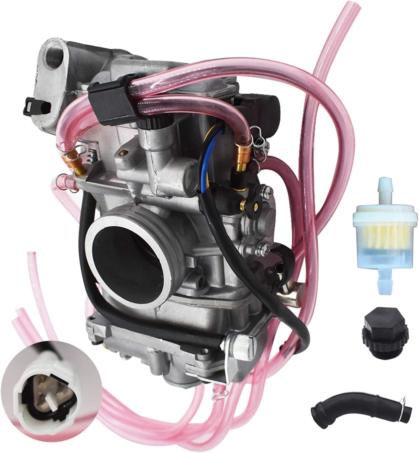 munirater 40mm Carburetor Replacement for Yamaha YFZ450 YFZ 450 (2004-2009) ATV