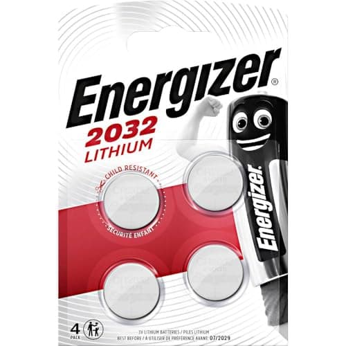 Energizer Battery CR2032 Lithium 4-pak, 235472