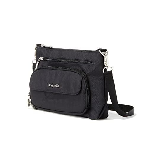 Baggallini Women's Original Everyday Bag, Black Zebra Emboss, One Size US