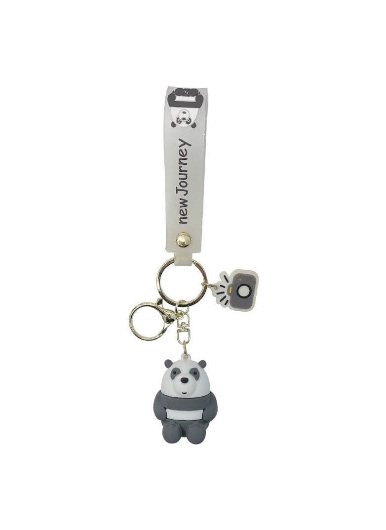 Cute Cartoon Sitting Bear Keychain Creative Car Bag Accessories