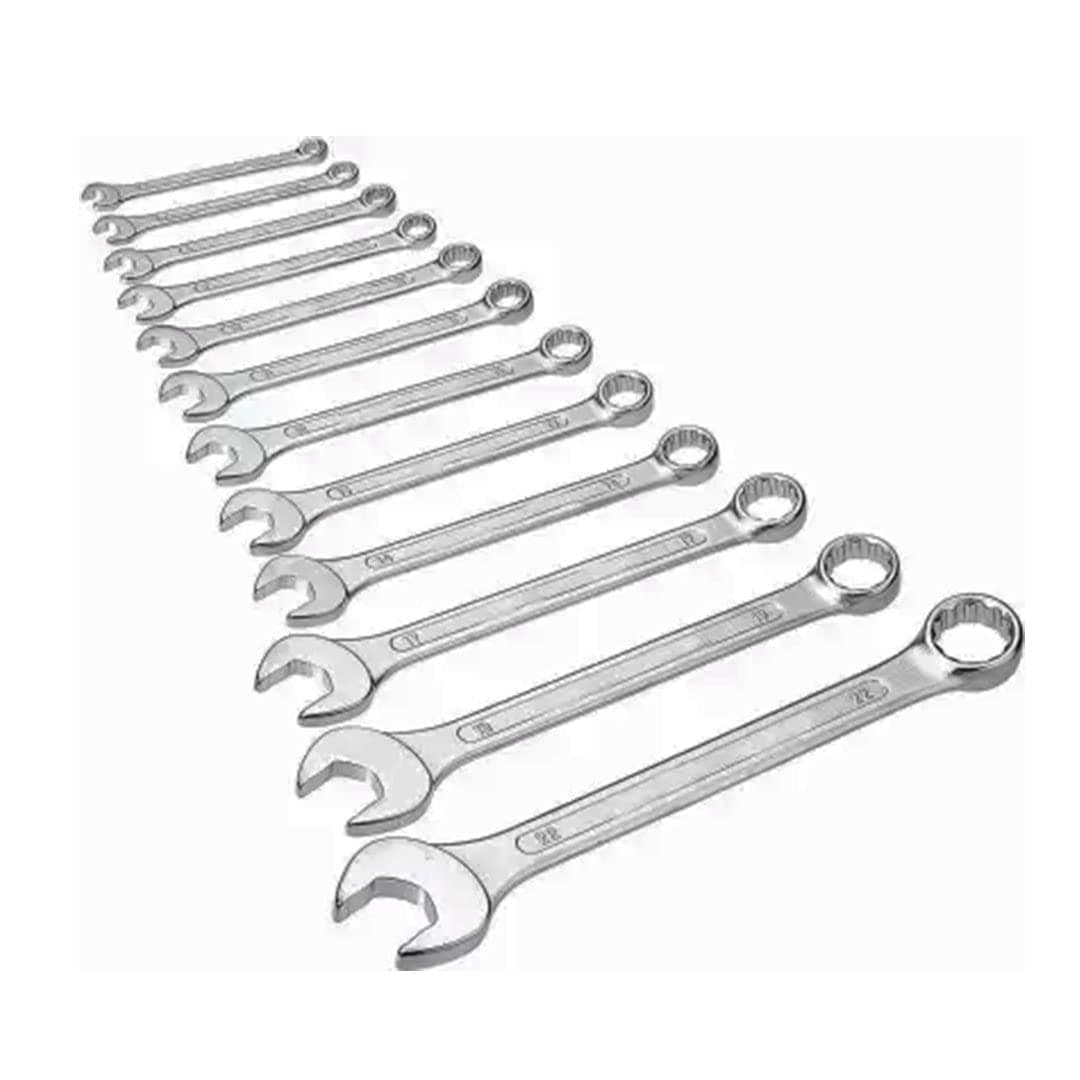 B K Jagan CO Combination Spanner Set with MaxiDrive System 12Pieces ChromeVanadium Steel