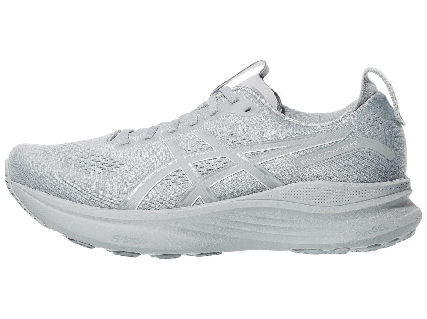 ASICS Men's Gel-Kayano 32 Running Shoes, 9.5, Piedmont Grey/Gravel