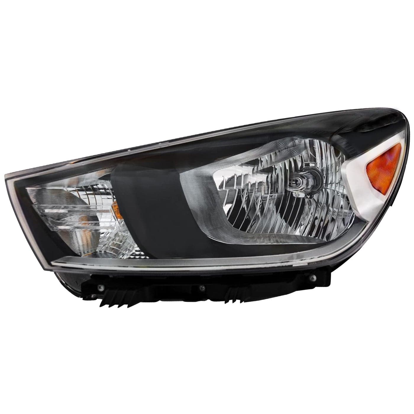 HEADLIGHTSDEPOT Headlight CAPA Certified Left Driver Compatible with 20182023 KIA Rio 5 Sedan and Hatchback