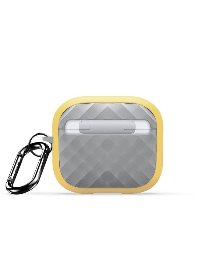 Case Cover For AirPods 3 DUX DUCIS PECC Series Earbuds Box Protective Case Yellow Grey