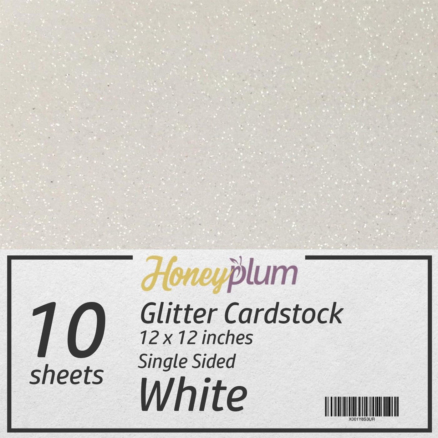 White Glitter Cardstock 10 Sheets Premium Glitter Paper 12 x 12 Heavyweight Sparkly Constuction Paper For Scrapbooking Arts Crafts DIY