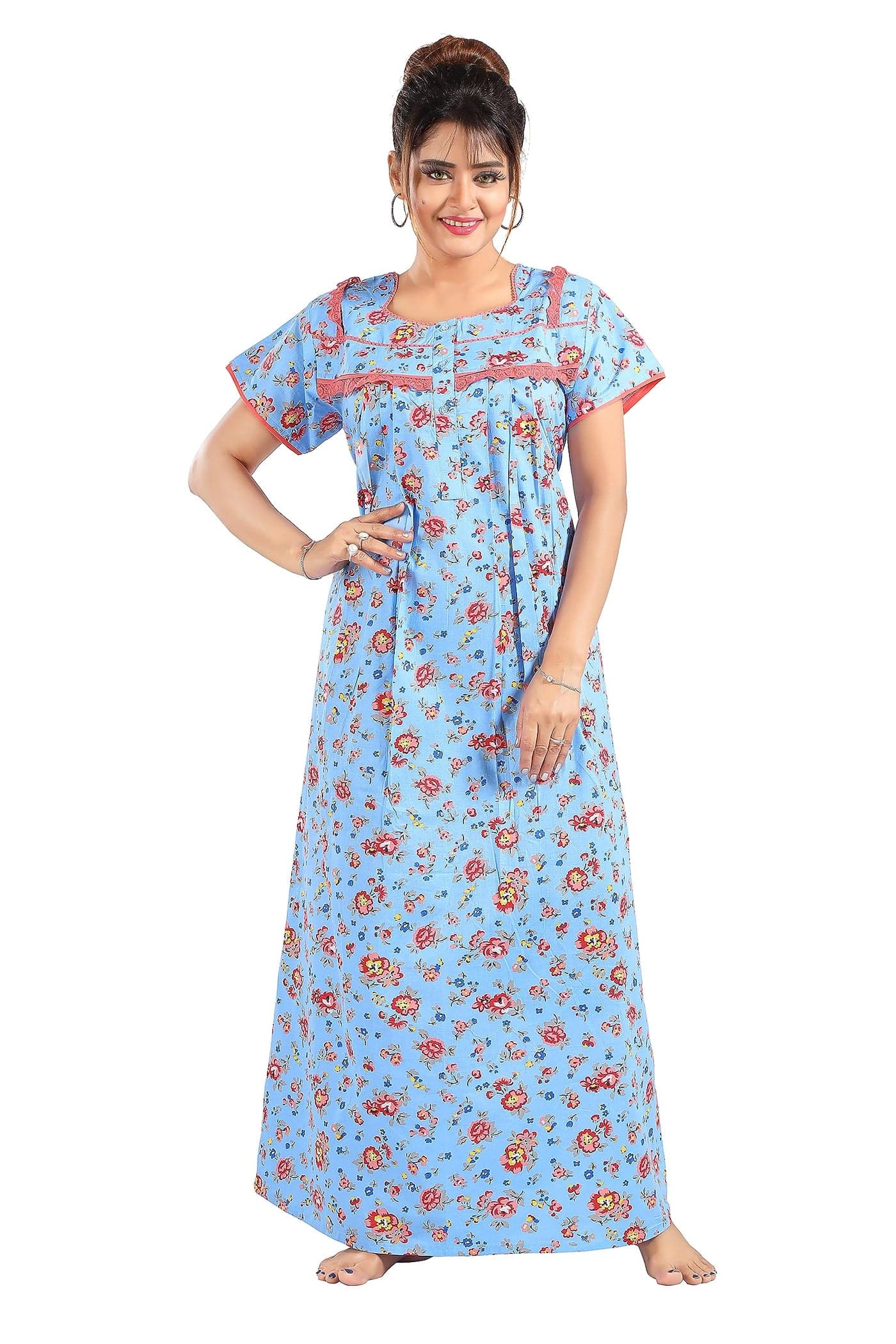 Soulemo Blue Nighty 499EXXL (Size- XXL)
