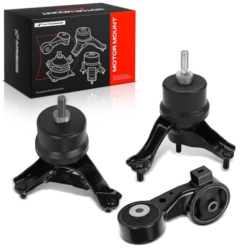A-Premium Engine Motor Mount and Transmission Mount Kit Compatible with Toyota Camry 2004-2006, Solara 2004-2008 & Lexus ES330 2004-2006, 3.0L 3.3L, with Torque Strut Mount, Set of 3