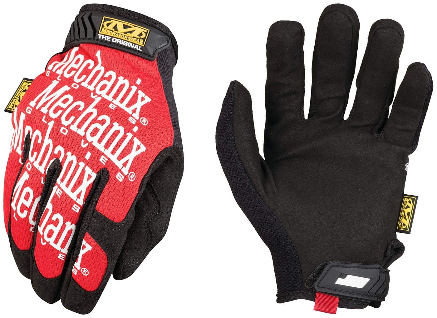 Mechanix Wear Original Work Gloves MultiPurpose Outdoor Work Gloves Secure Fit Durable Machine Washable Breathable Comfortable XXLarge Red