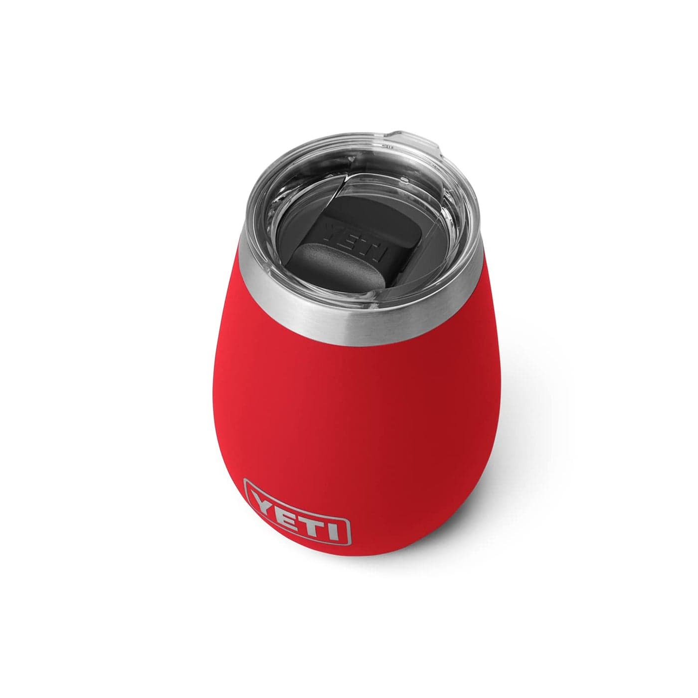 YETI Rambler 10 oz Wine Tumbler Vacuum Insulated Stainless Steel with MagSlider Lid Rescue Red