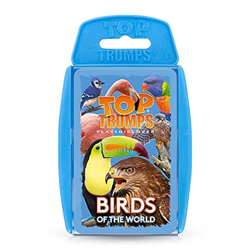 Top Trumps Birds of The World Classics Card Game Discover Some Interesting Facts in This Educational Packed Game Including The Blue Jays Wingspan 2 Plus Players Makes a Great Gift for Ages 6 Plus