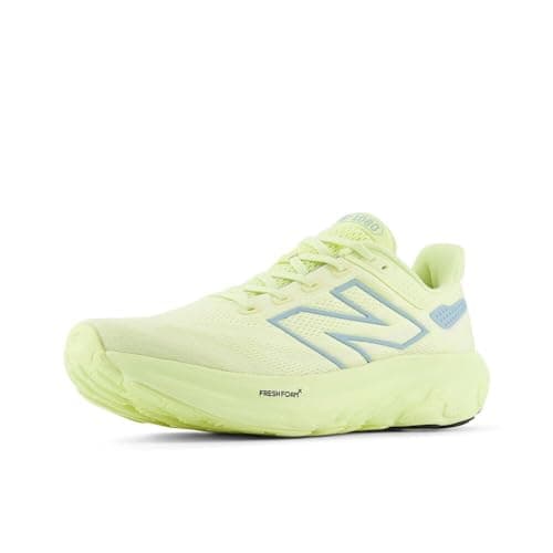 New Balance Men's M1080ABB Running Shoe, Limelight/Chrome Blue/Silver Metalic, 7.5 Narrow