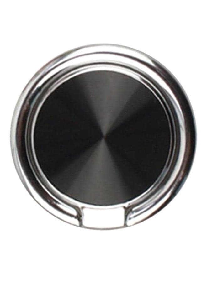 Magnet Grip Finger Ring Phone Holder Silver/Black