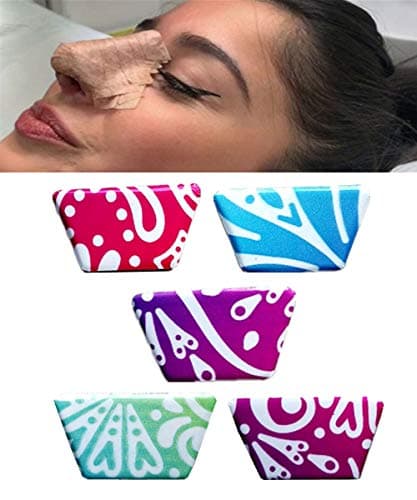 MUROCEA Aluminum Nasal Splints, External Nose Support Protector for Rhinoplasty Septoplasty, Nose Brace Fracture, ENT, Orthopedic Immobilization, Random Pattern, 5Pcs (S)