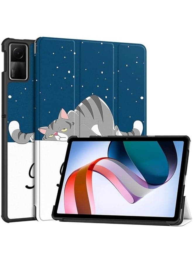 Tablet Case Compatible With Xiaomi Redmi Pad SE 11inch 2023 Case Tri-Fold Smart Case,Hard PC Back Shell Slim Case Multi-Viewing Angles Stand with Auto Wake Sleep Pad Case