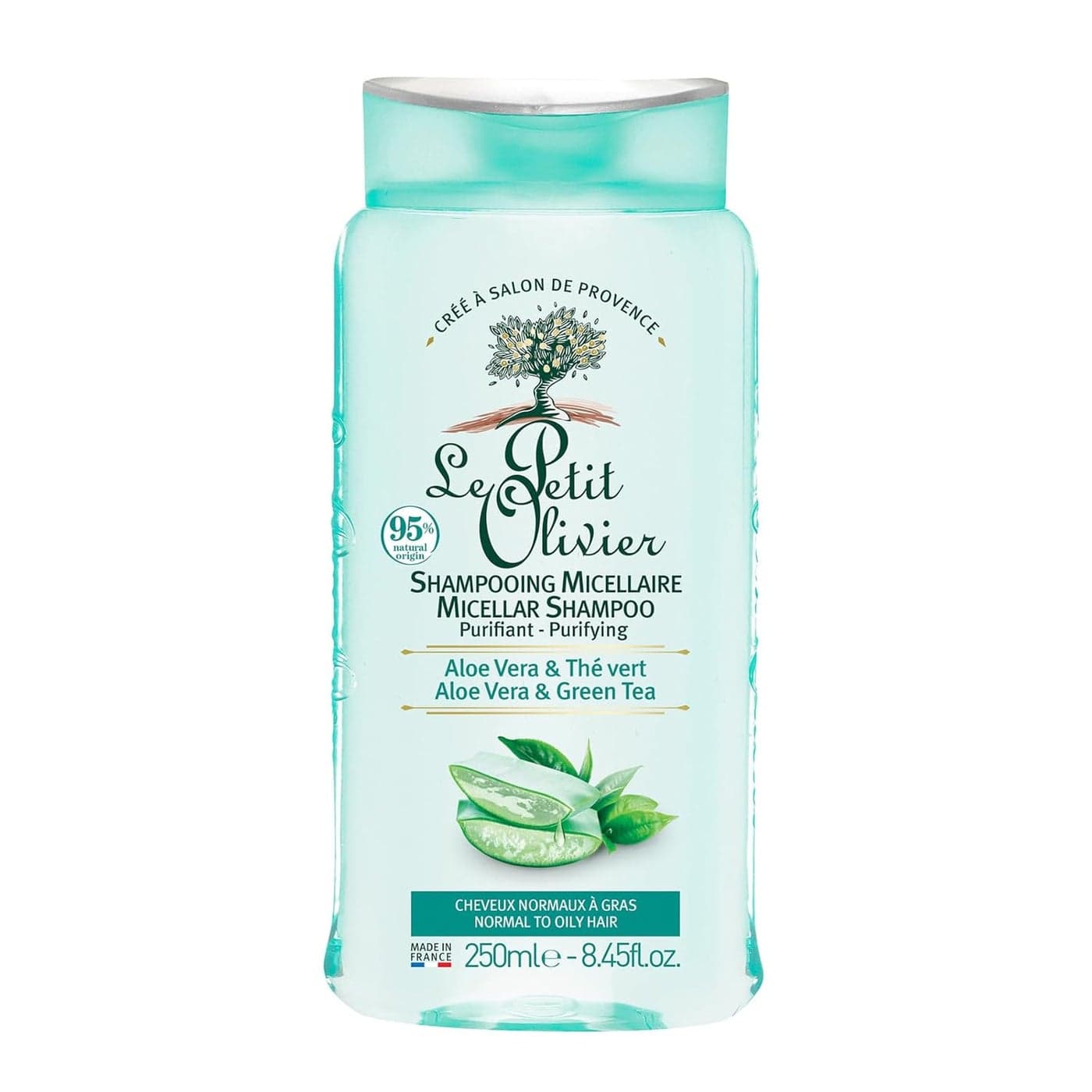 Le Petit Olivier Purifying Micellar Shampoo Aloe Vera And Green Tea Cleanses Hair Reduce Excess Sebum Suitable For Normal To Oily Hair Free Of Silicones 845 Oz