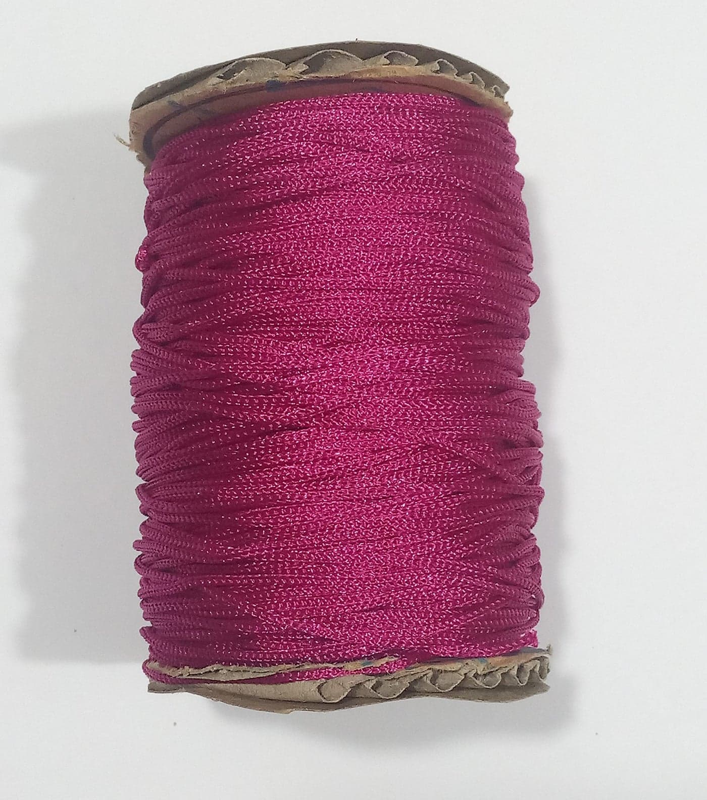 OMX Nylon 1mm Macrame Cord (100 Meters) Nylon Chinese Knotting Cord, 1mm Thick for Macrameideally Used for Jewelry Making, Bags and Various Other Craft Projects. (Fusia Pink)
