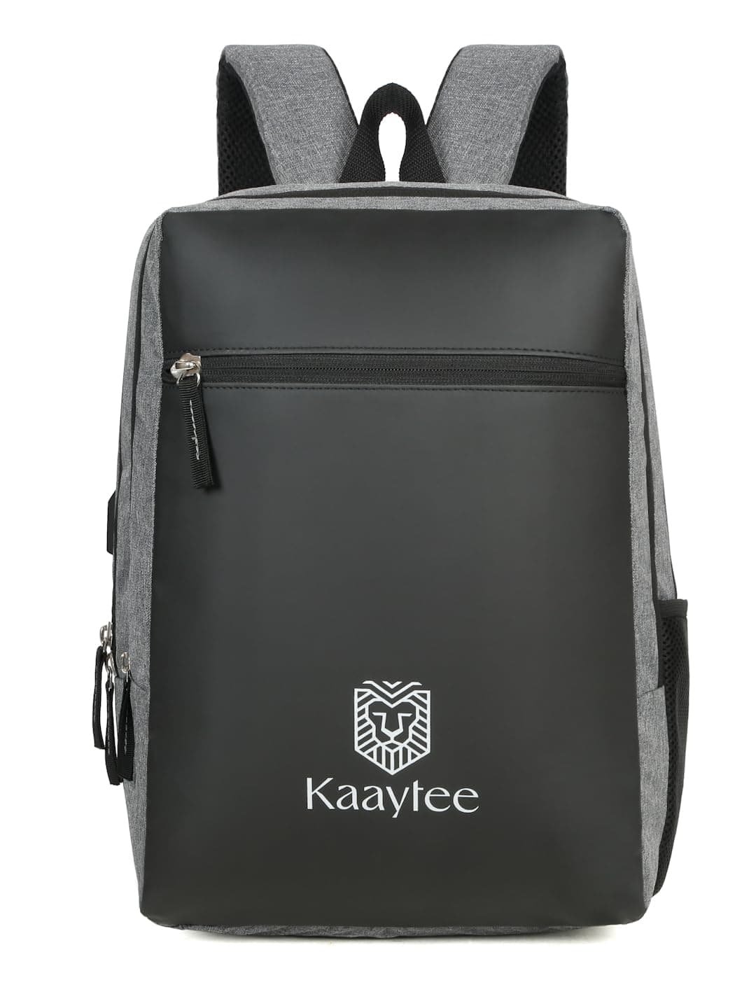 Kaaytee Zephyr Backpack Bag with 15.6 Inch Laptop Compartment, USB Charging Port & Organizer Pocket for Men Women Boys Girls- (grey)