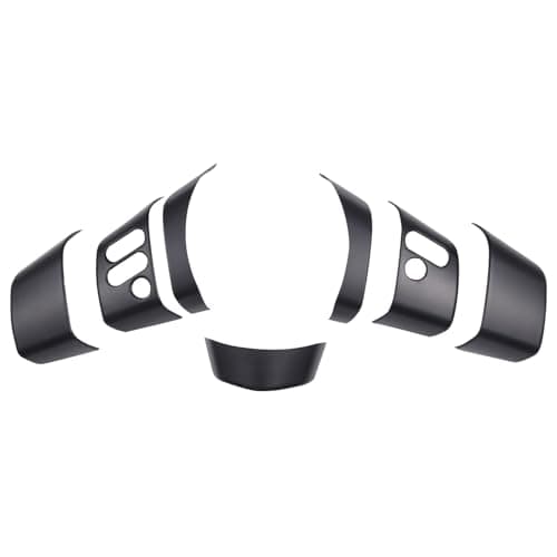 Aunginsy 7Pcs Center Console Button Panel Trim Cover Compatible with Toyota FJ Cruiser 2007-2021 Car Central Control Panel Molding Decorative Frame Protection Sticker ABS Interior Accessories