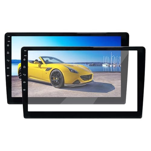 FAJIAVAGW 9 Inch AntiGlare Screen Protector for Android Car Stereo Radio Matte Tempered Glass Reduces Reflection Fingerprints Compatible with Teyes Podofo Double Din Head Unit GPS Not HD