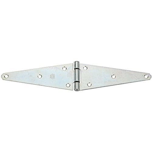 National Hardware N128-157 8' Heavy Strap Hinge Zinc Plated