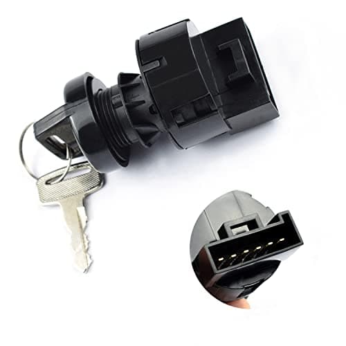Ignition Switch with Key 3 Position Off/On/Start Compatible with Polaris Sportsman 400 500 570 600 700 800 Ranger 400 425 500 570 700 800 900 1000 RZR 570 800 900 XP 1000 &More