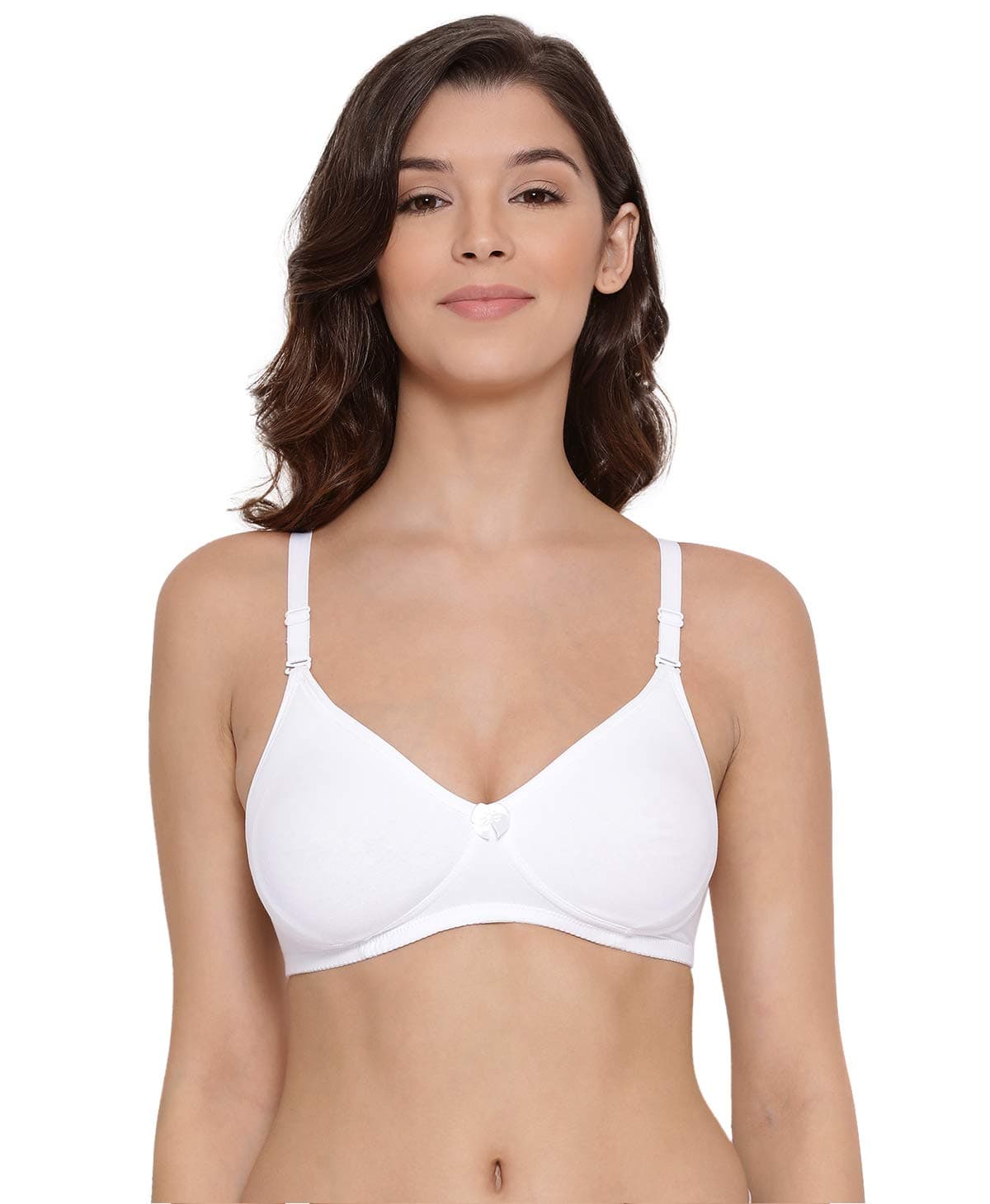 Lyra Women's Non-Padded Secret Support BRA-514 Full Coverage Bra 514_1PC_White_38B