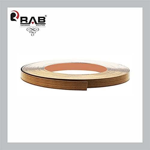 RAB PVC Edge Band Tape (CODE: 2045, Length- 50 Meter, Width- 2.2 cm, Thickness- 0.5, 1 Role, Color- Siam Teak)