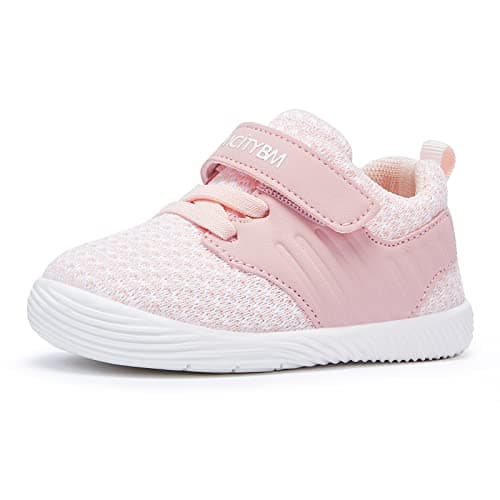 BMCiTYBM Baby Girl Boy Shoes Infant First Walker Shoes Breathable Walking Sneakers for 6 9 12 18 24 Months Pink Size 612 Months Infant