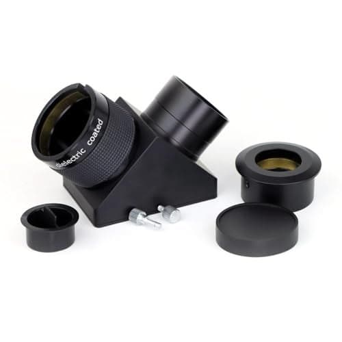 SKYOPTIKST 2 inch Dielectric Diagonal Mirror for Astronomical Telescope 99 reflectivity with 125inch AdapterrefractorAccessories 90 Degree Mirror