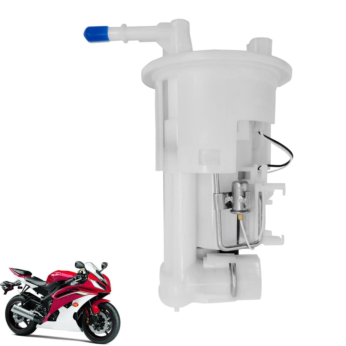 14B139072000 Fuel Pump Assembly Compatible With 20092014 Yamaha YZFR1 20112016 YZFR6 with Fuel Pressure Regulator 14B139072100 14B139070000