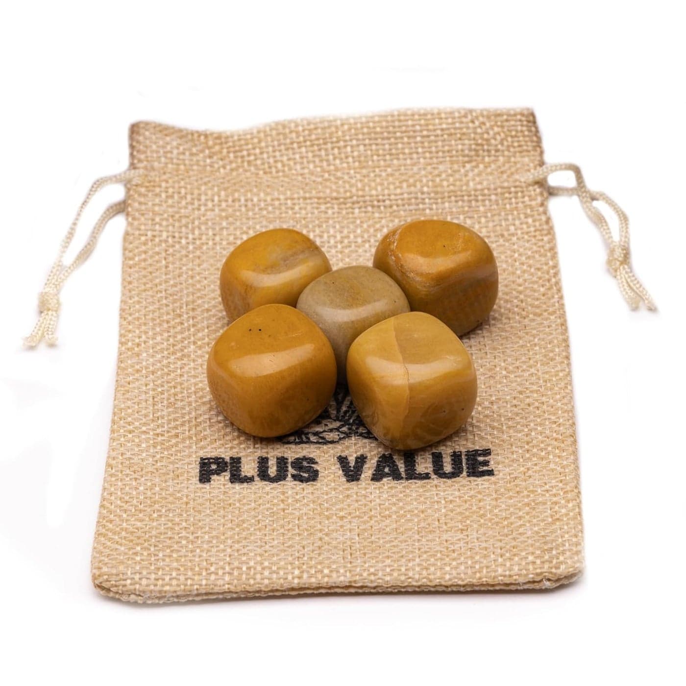 Plus Value Yellow Aventurine Tumbled Stone Pebbles Reiki Healing Crystal Aura Chakra 100grams Jute Bag