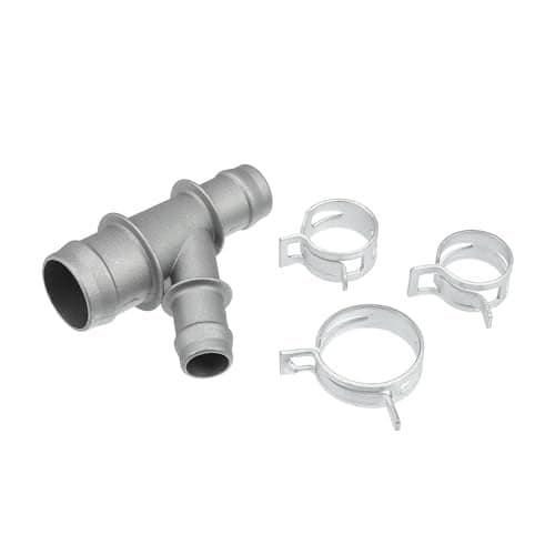 X AUTOHAUX 1 Set Radiator Hose Connector for Chevrolet Silverado 2005-2013 for GMC Sierra 1500 2005-2013 No.15834772/15834773
