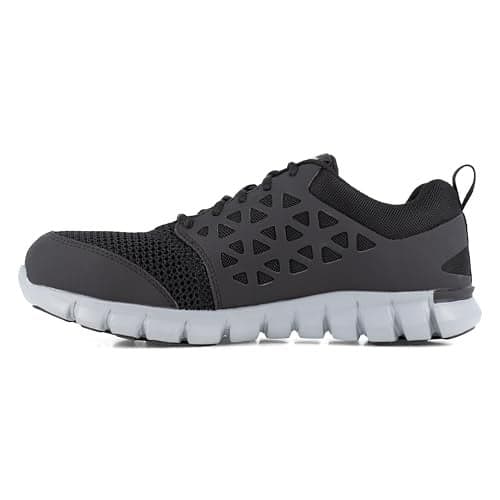 Reebok Work Men's Sublite Cushion Alloy Toe Comfort Athletic Shoe Black - 7.5 Medium