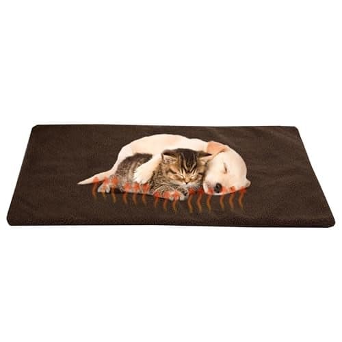 PETMAKER Small/Medium Self Warming Thermal Crate Pad-25x18-Chocolate,Brown