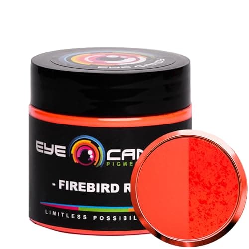 Eye Candy Pigments Premium Mica Powder Firebird Red 25gr for Epoxy Resin Soap Paint Woodworking Acrylic Pouring Bath Bombs Fishing Lures DIY Arts and Crafts Additive