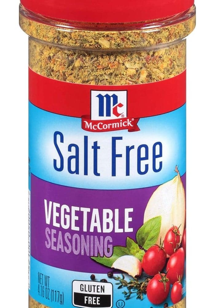 McCormick Salt Free Vegetable Seasoning, 4.16 oz - No Salt or MSG Added