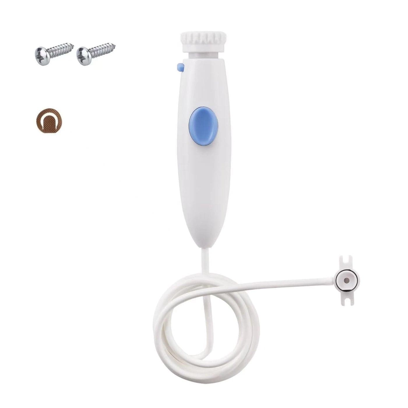 Replacement Hose and Handle Parts Compatible with Waterpik Water Flosser WP100 WP140 WP150 WP900 Series Oral Irrigator Plastic Handle Oral Hygiene Accessories Pause Button