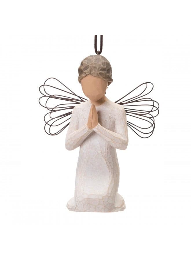 Willow Tree Angel of Prayer Ornament, Sculpted Hand-Painted Figure
