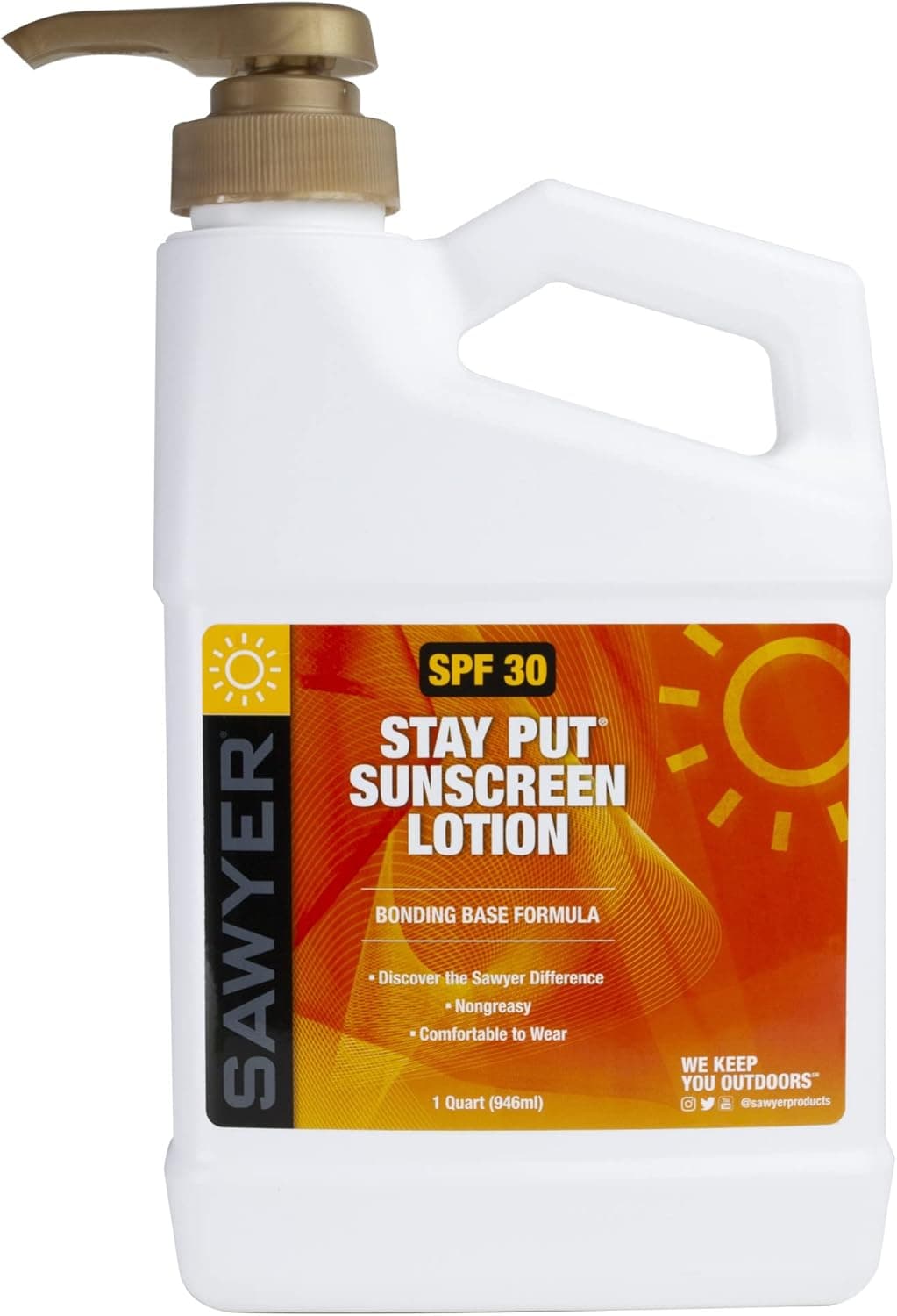 Sawyer Products SPF 30 StayPut Sunscreen Lotion