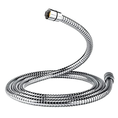 Eisinly Shower Hose, 79 Inches Extra Long Stainless Steel Handheld Shower Head Hose with Brass Insert and Nut, Flexible, Chrome