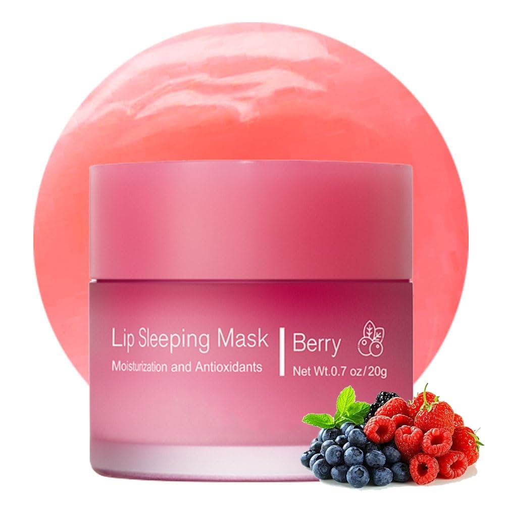 Hydrating Sleeping Lip Mask for Intense Overnight Moisture 1 Berry