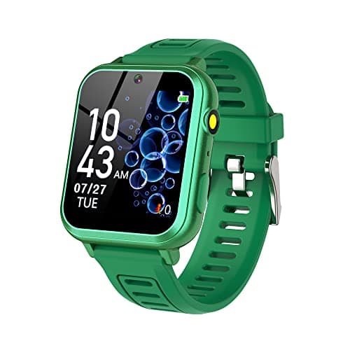 Phyulls Smart Watch for Kids with 39 Puzzle Games, Camera, Video Recorder, Music, Alarm, Calculator, Calendar, Flashlight, Pedometer - Birthday Gift for 3-12 Year Old Boys & Girls