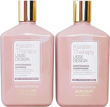 AlfaParf Lisse Design Keratin Shampoo Conditioner Duo 250ml