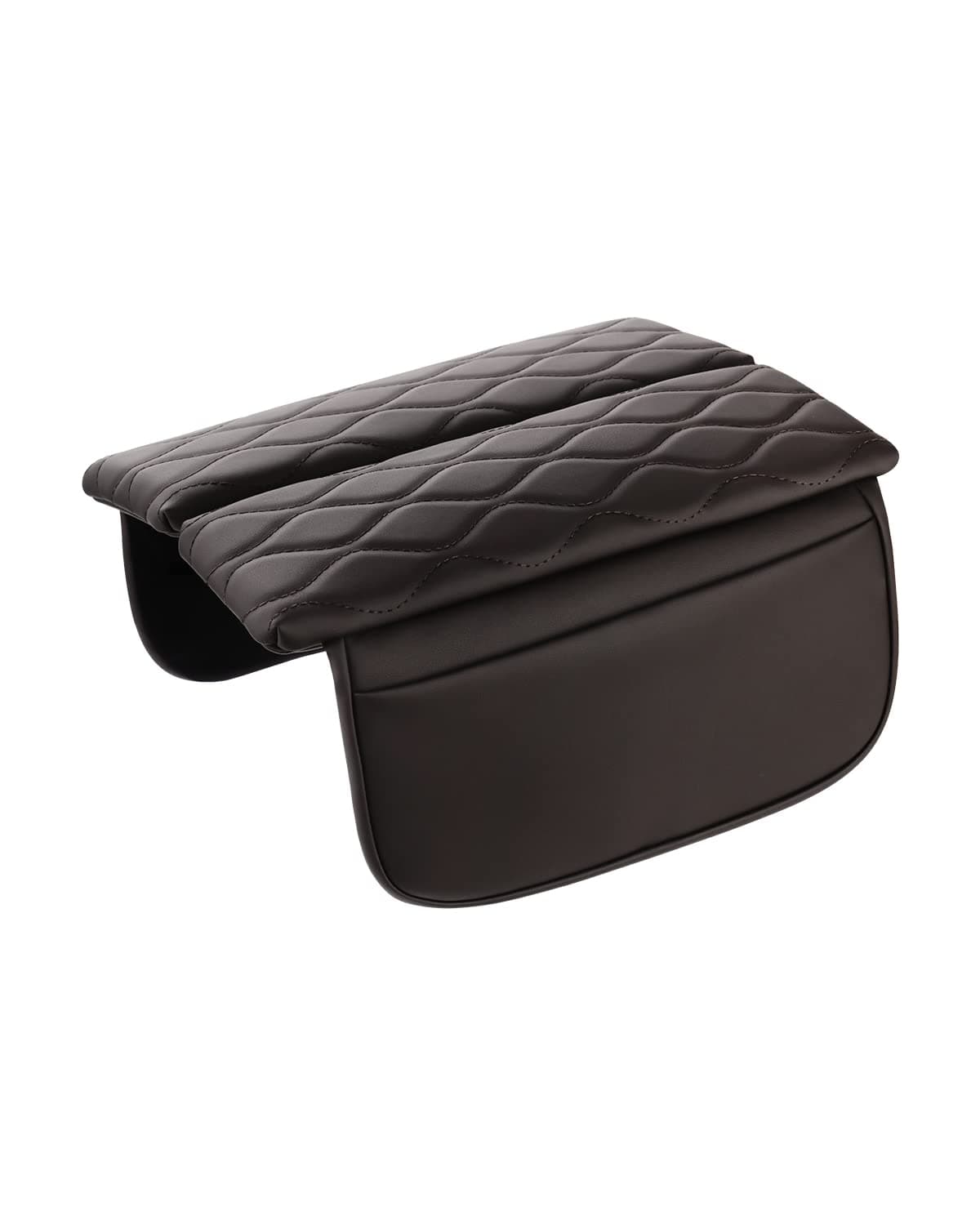 Karltys for Mercedes Benz GLE 350 Center Console Cover 20202025 GLE 350 450 W167 GLS 450 X167 AntiScratch Leather Waterproof GLE 350 Armrest Console Cover with Storage Pockets Brown