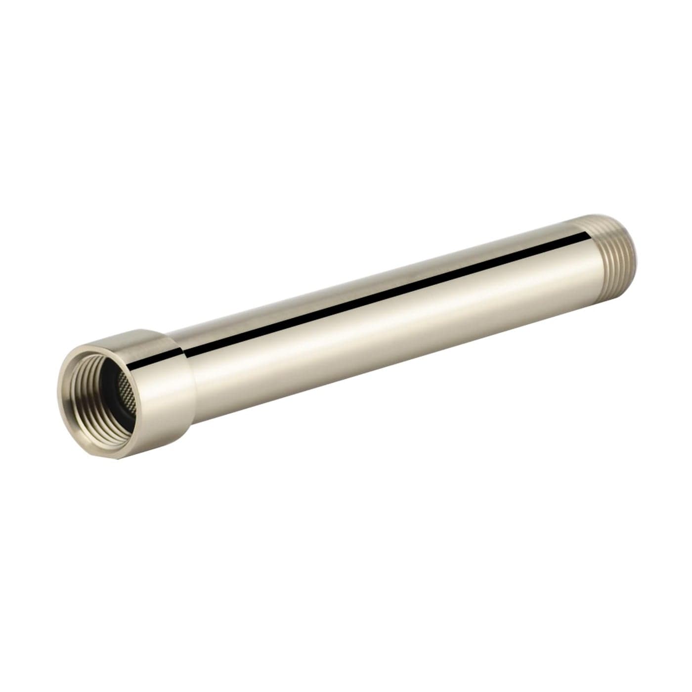 Purelux Shower Arm Extension 6 inches Shower Head Extender Water Outlet Lowers Existing Shower Head Brushed Nickel Finish Made of Solid Stainless Steel