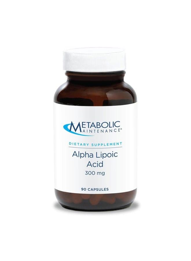 Alpha Lipoic Acid - 300 Milligrams ALA, Antioxidant Support for Nerve + Liver Health (100 Capsules)