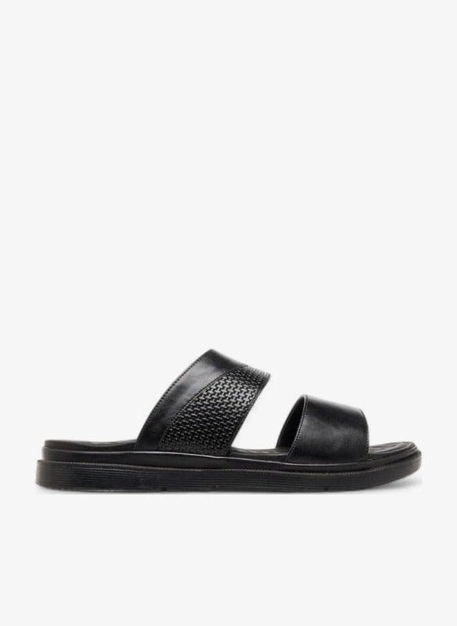 Textured Slip-On Comfort Sandals
