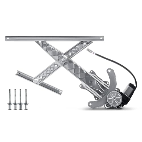 YHTAUTO Front Driver Side Power Window Regulator With 2-Pin Motor Assembly for Ford Expedition 1997-2002 Sport Utility, F-150 2001 Crew Cab & Lincoln Navigator 1998-2002 Sport Utility