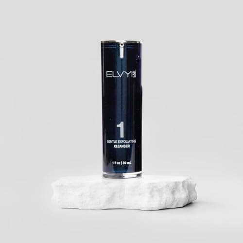 ELVY Lab Gentle Face Cleanser for Men Deep Cleansing Face Wash with Oat Amino Acid Glycerin Skincare for Oily Dry Sensitive Skin TravelSize Facial Cleanser 1 Fl Oz