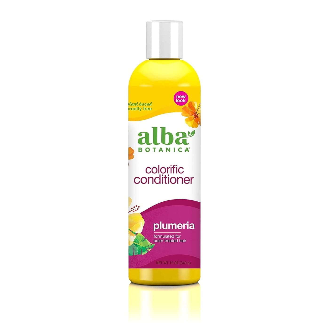 Alba Botanica Colorific Conditioner Plumeria 12 Oz Packaging May Vary